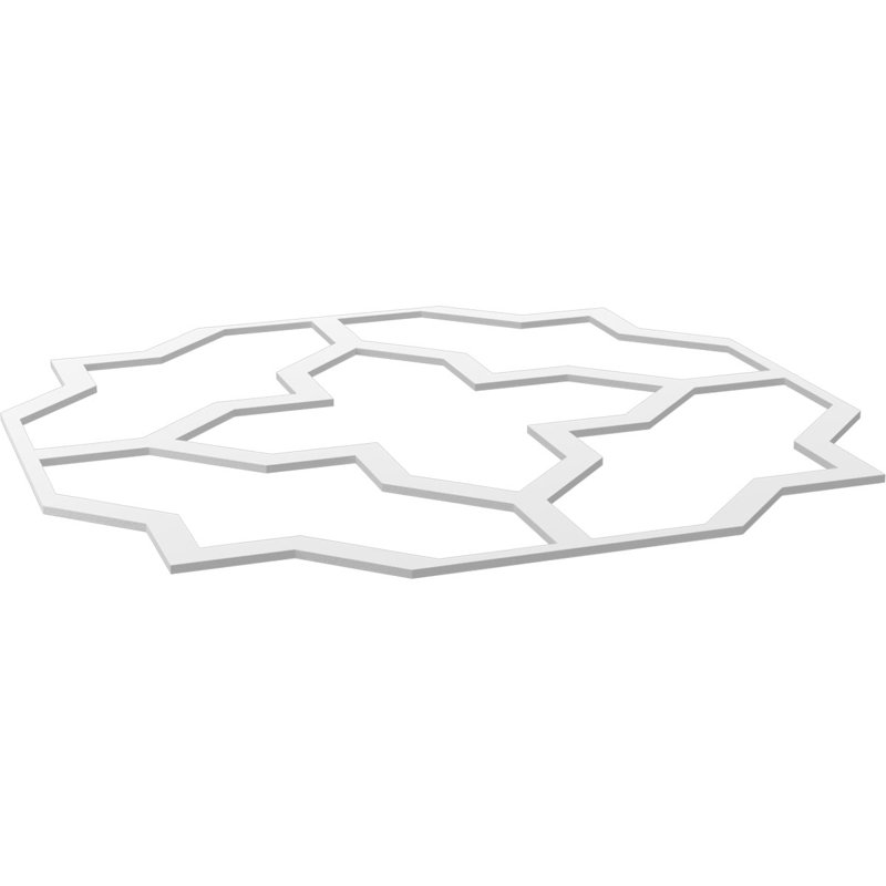 Laird Decorative Ceiling Fretwork, 33" H x 33" W x 0.375" D