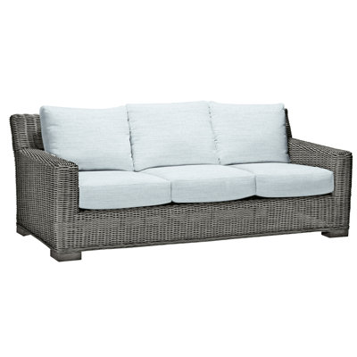Rustic N-Dura Resin Wicker Outdoor Sofa