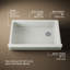 Whitehaven® Self-Trimming 36" L x 22" W Farmhouse Kitchen Sink-10141837