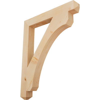 H Support en bois / corbeau