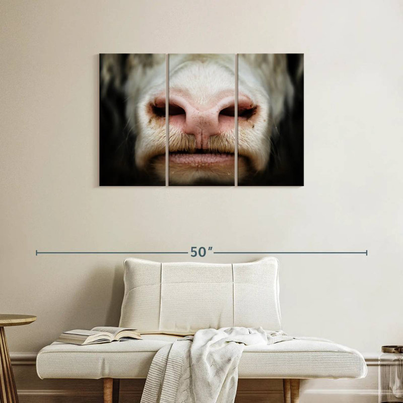 Brampt Cow Muzzle, 24" H x 38" W