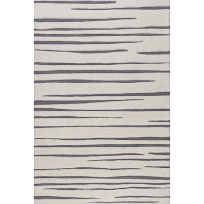  Tapis rayé en laine Studio