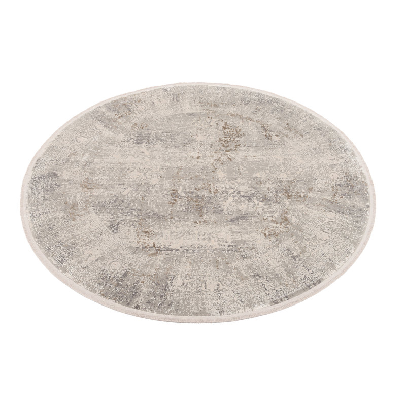 Round Lowry Hand Woven Area Rug, Round 240cm