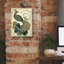  «Royal Peacock 1» par Chariklia Zarris, art mural sur toile, 12 po x 16 po