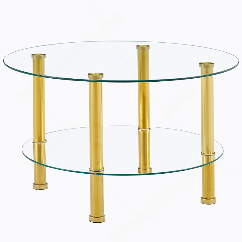 Table basse Contemporary, Doré