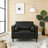 Bruch Tufted Club Chair, Accent chair, Reading chair with wood legs-1933548828