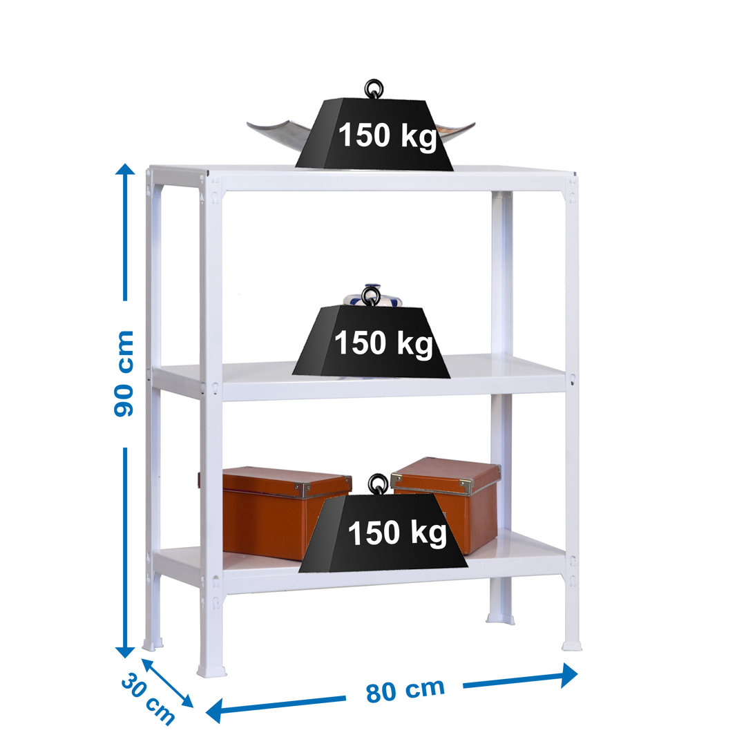 90 cm Lagerregal Vanleuven