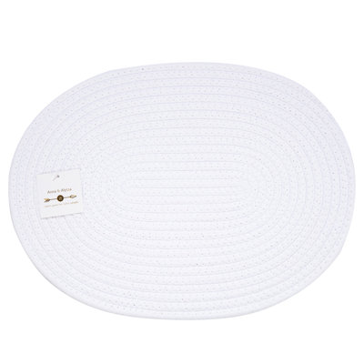 Napperons ovales en coton