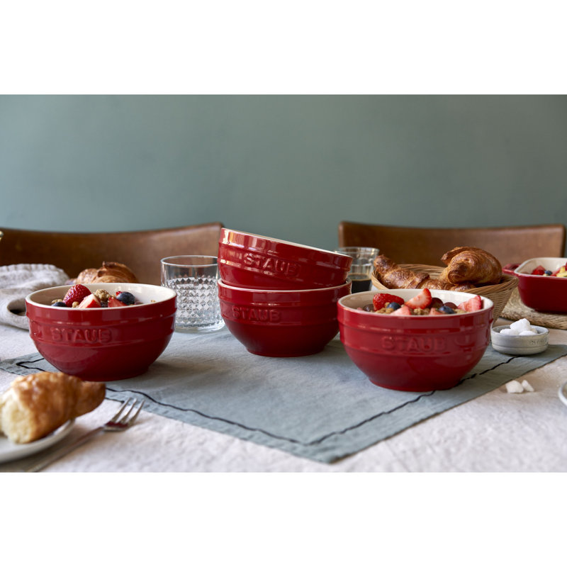 Ensemble de bols en céramique Staub, Cerisier