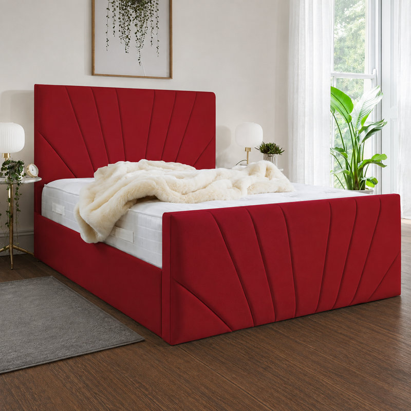 Ebenezer Chappory Storage Bed, Small Double (4'), Red