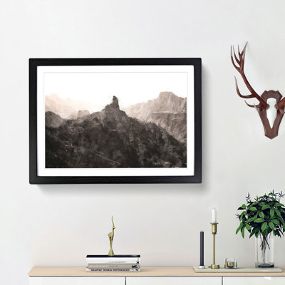 Mountains in Gran Canaria - Picture Frame Graphic Art Print
