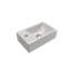 Lavabo de salle de bain rectangulaire double en argile réfractaire 9,06 "BOCCHI Milano-706310193