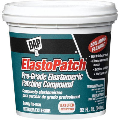 DAP 12288 Qt Off White Elastopatch Textured Flexible Patching Compound-1PK