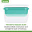 Tovolo Glide-A-Scoop Ice Cream Tub 1.5 QT Marine Blue-852600055