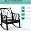Chaise berçante en aluminium pour l'extérieur