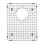 Stainless Steel Sink Grid for Quatrus 60/40 Sink - Small Bowl