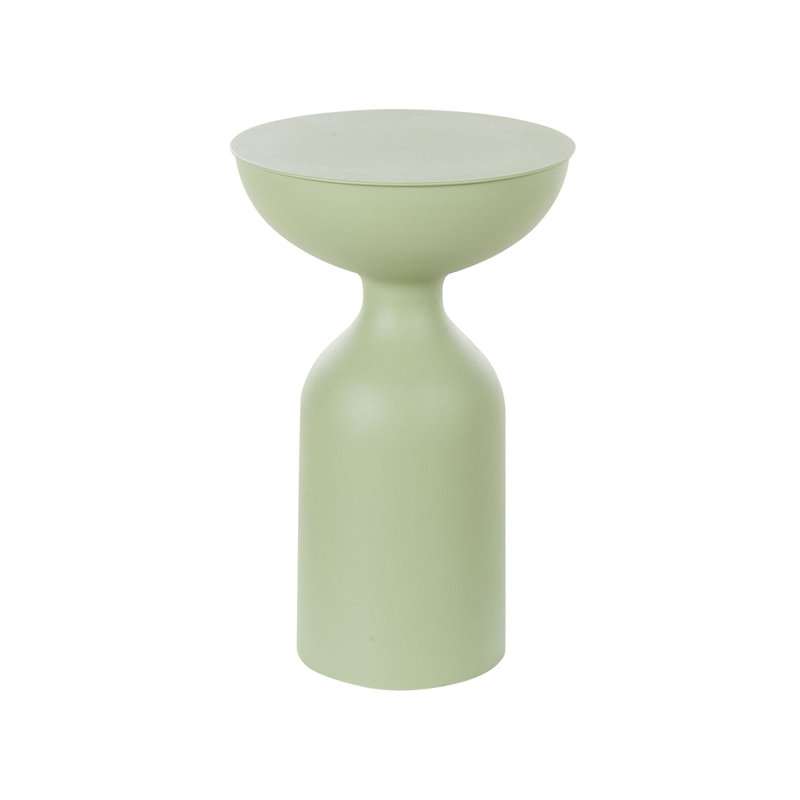 Orien Pedestal End Table, Green