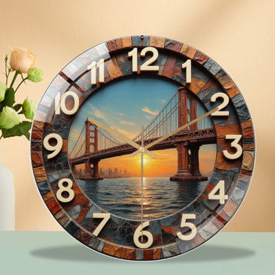 Horloge murale Goldengate Bridge