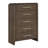 Adaire 35" W 5-Drawer Solid Wood Chest