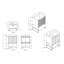 Meuble-lavabo simple 24,07 po avec plateau en résine Fallsbrook-1951017656-1950702745