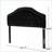 Queen Size Solid Wood Upholstered Headboard - Adjustable Height Metal Legs, Tufted Stitch &amp; Nailhead Trim for Bedroom-1743569897-1743569896