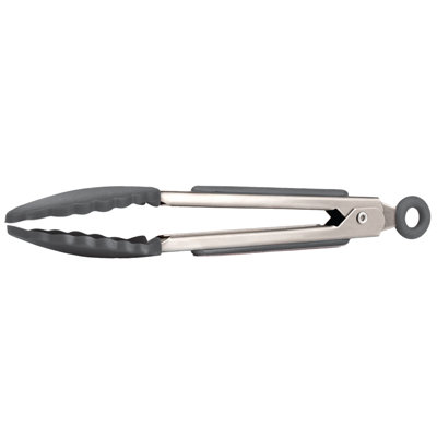 Tovolo Stainless Steel Handled Mini Turner Tongs For Cooking And Food Prep
