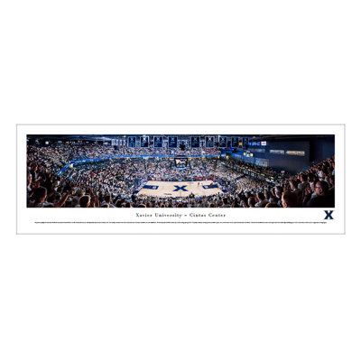 NCAA Xavier Basketball Panoramic Print