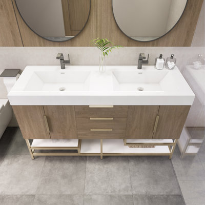 Meuble-lavabo double 59 po Maricella