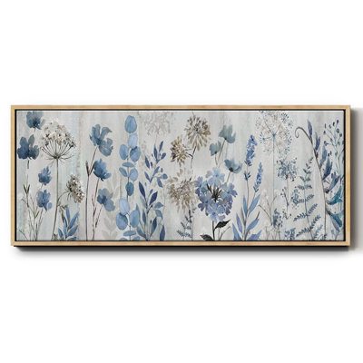 «Blue Meadow», toile encadrée