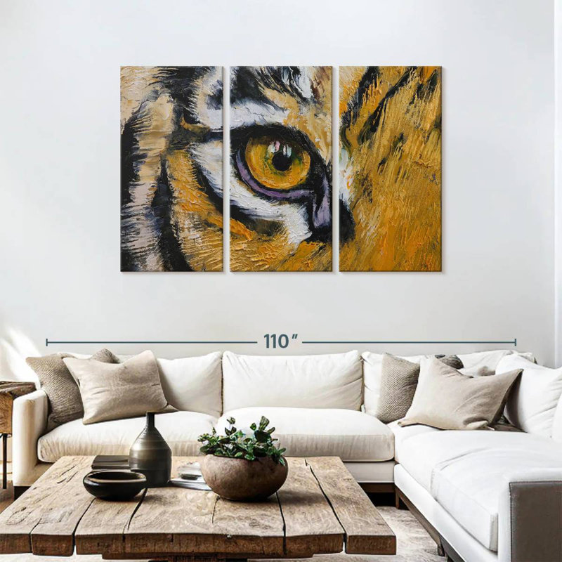 Tiger Eye, 48" H x 74" W