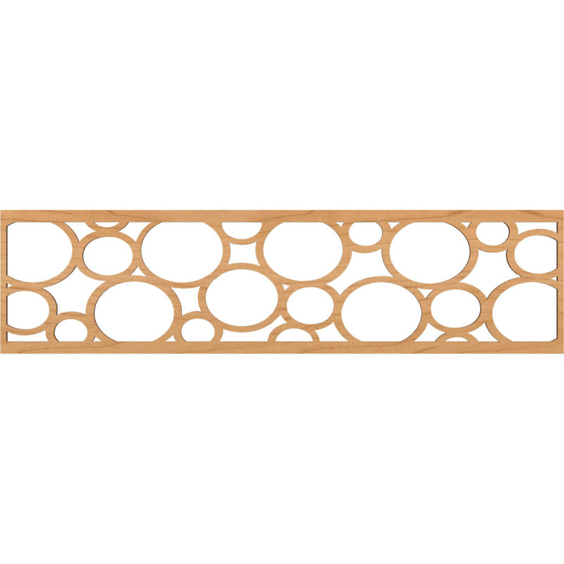 Fretwork Moulding, Maple, 12" H x 47" W x 0.25" D