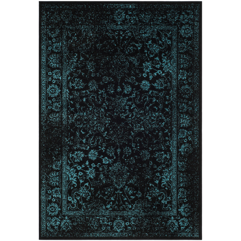 Olius Performance Floral Rug, Rectangle 2' x 4'