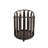 Petula Stainless Steel Oval Utensil Crock-22828490