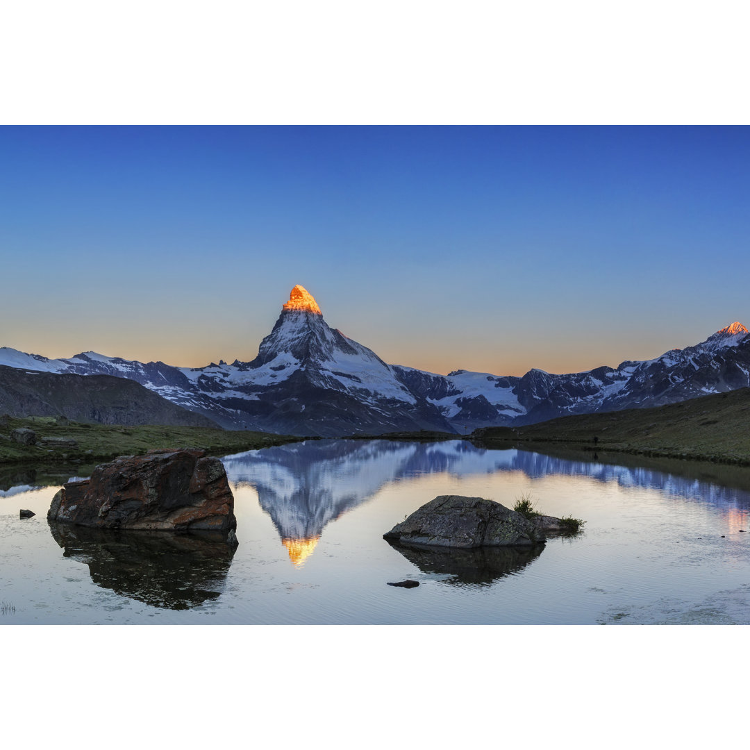 Alpenglühen am Matterhorn von DieterMeyrl - Drucken