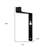 7" Set Of Two Black Metal Wall Mounted Shelf Brackets