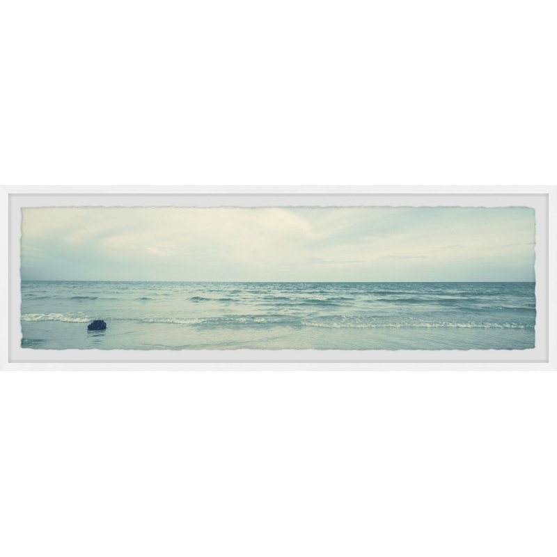 «Beach Daze Always», impression panoramique sur cadre photo, H 10 po x l 30 po
