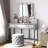 Abdulaleem Vanity Table with Lighted Mirror-1218541036