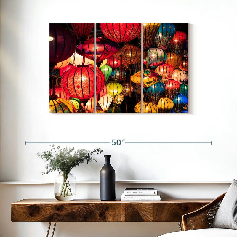 Lanternes chinoises en papier Kerner, H 24 po x l 38 po