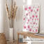 «Botanical Pink Dandelions», reproduction d'art moderne sans cadre-491532584