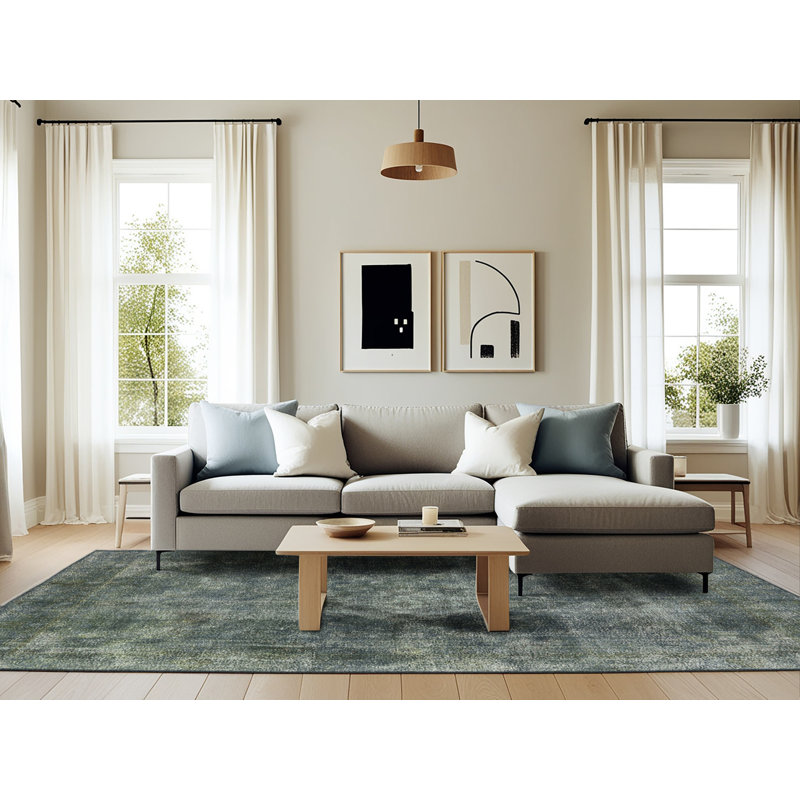 Tapis oriental gris, Rectangle 6 pi x 9 pi