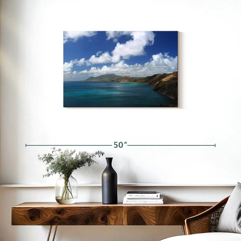 Nicci Saint Kitts Coastline, H 20 po x l 30 po