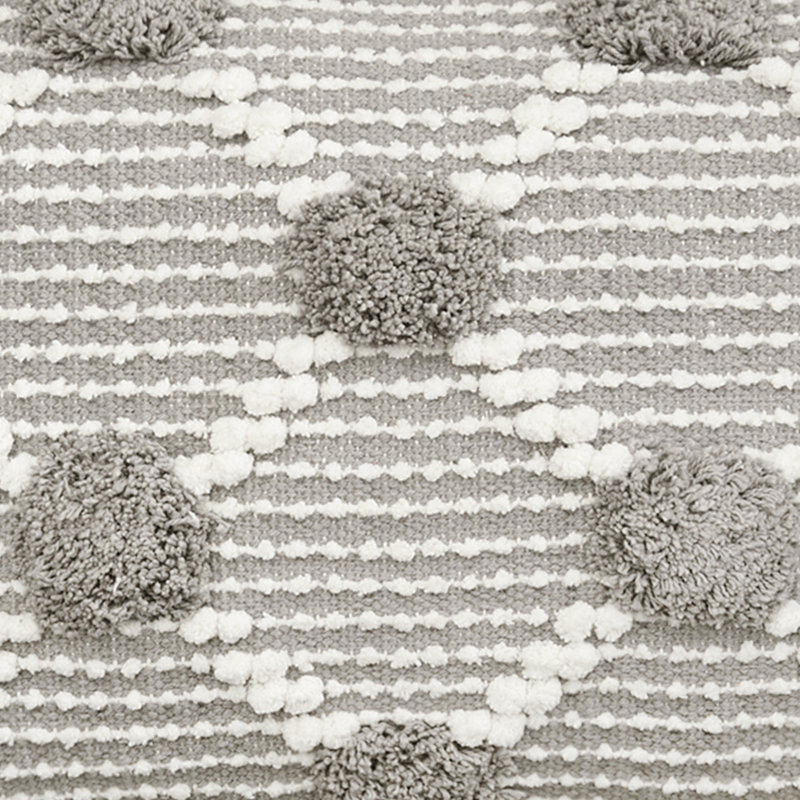 Reversible Throw Pillow, Gray