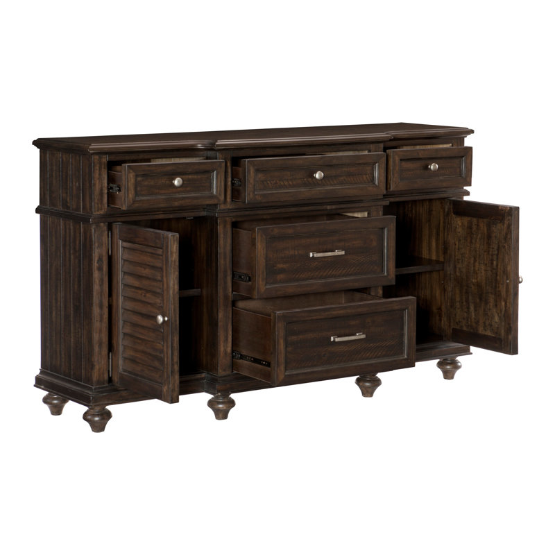 Buffet 59,25 po, Gris brun