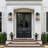 Delancy 22.5" H Glass Outdoor Wall Lantern 