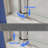 32-33.9 in. W x 72 in. H Pivot Swing Frameless Shower Door with Clear SGCC Tempered Glass-105844317