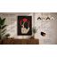 Alert Dog Rising Modern - Framed Print-1803348608-1803348615