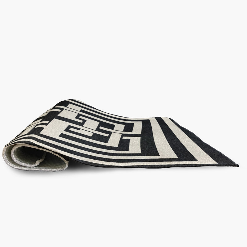 Chenille Geometric Indoor Rug, Rectangle 2' x 3'