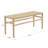 Mosquera Solid Wood Bench