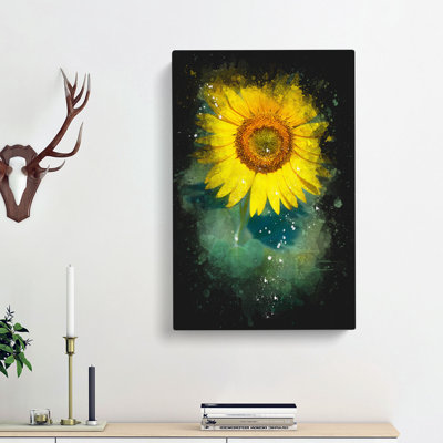 The Sunflower - Wrapped Canvas Print