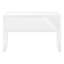 Bureau d'ordinateur, bureau personnel, ordinateur portable, tiroirs de rangement, L 48 po, bureau, stratifié, blanc brillant
